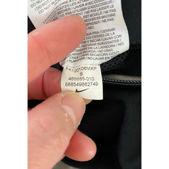 Nike Storm Fit Vapor Women's S Black Full Zip Hooded Reflective Running Jacket - Picture 15 of 15